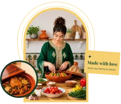 Homemade Moroccan food
